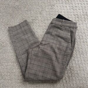 H&M Women's Plaid Pants - Brown and Black
